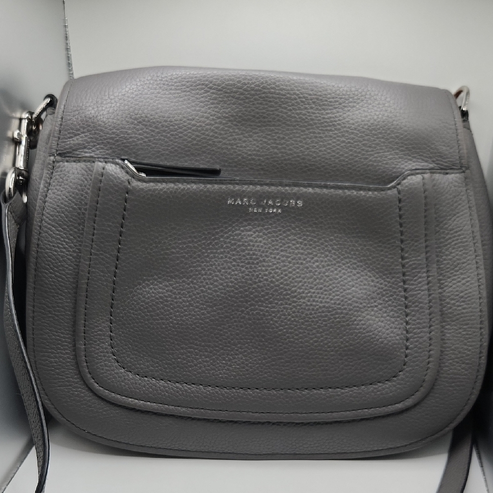 Marc Jacobs Gray Leather Crossbody Bag